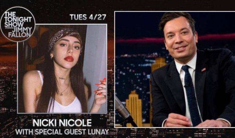 Nicki Nicole estará en el show de Jimmy Fallon.