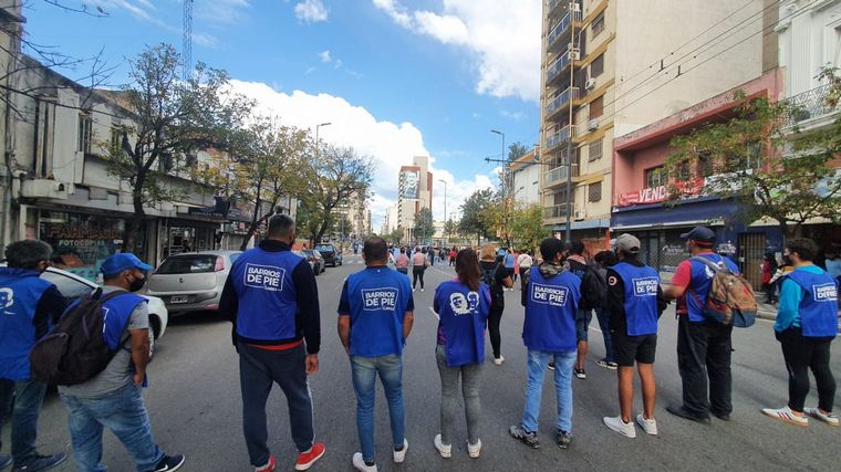 Protesta de Barrios de Pie en Córdoba