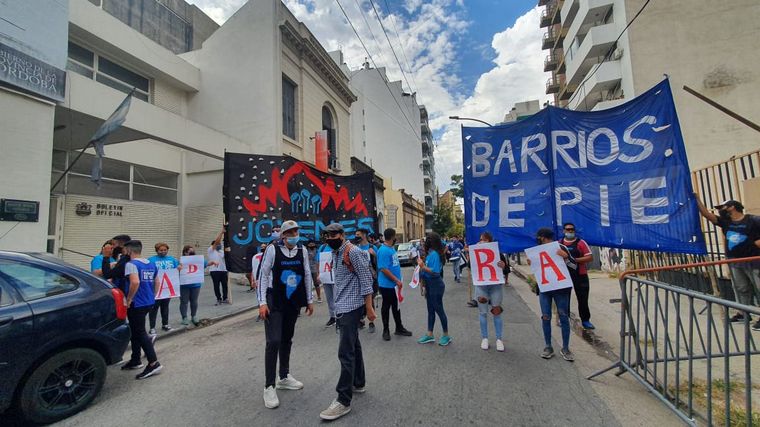 Protesta de Barrios de Pie en Córdoba