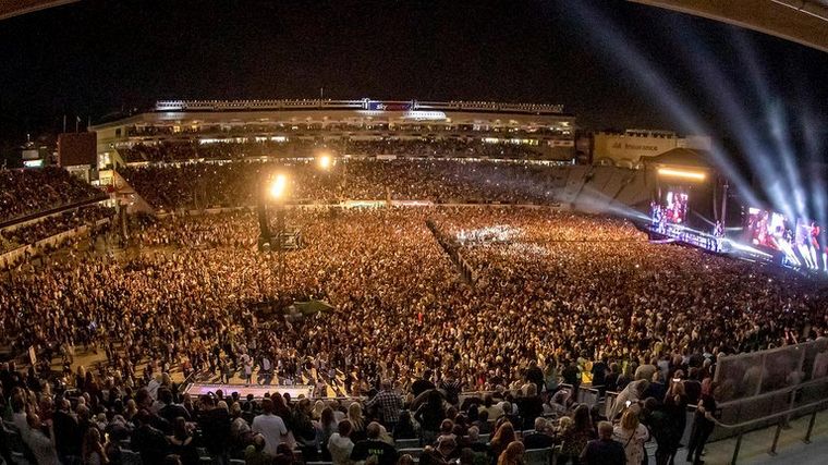 50 mil personas disfrutaron de un show en Nueva Zelanda