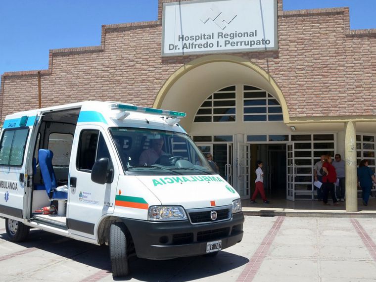 La niña fue trasladarla hasta el hospital Parrupato.