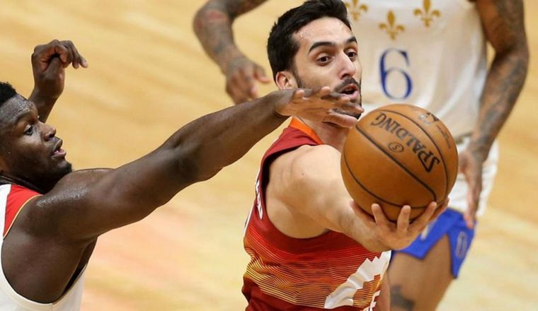 Campazzo tuvo su mejor noche desde que llegó a la NBA.