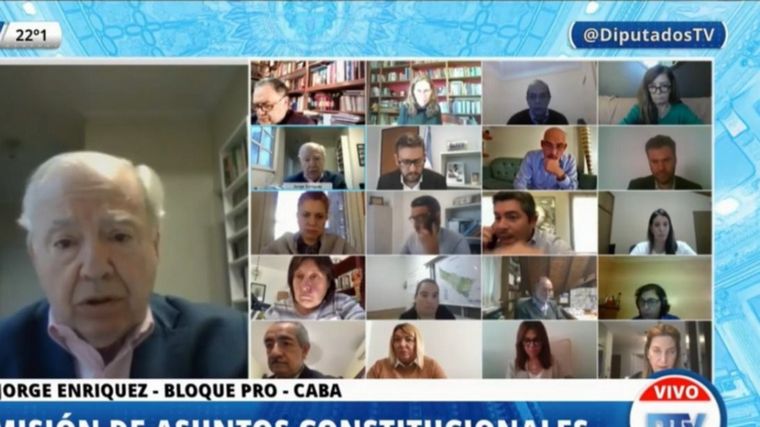 Diputado agrede a un asesor durante una reunión de Comisión virtual