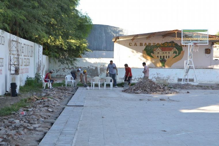 La canchita fue refaccionada cuando "el Tortuga" ya jugaba en Quimsa