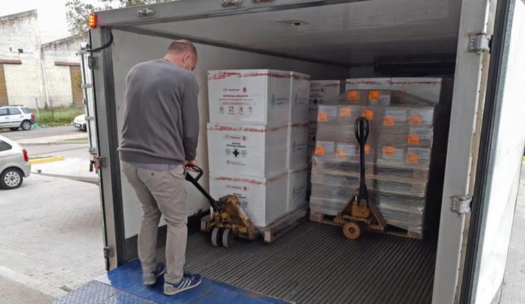 Llega una nueva partida de Sputnik a Córdoba.