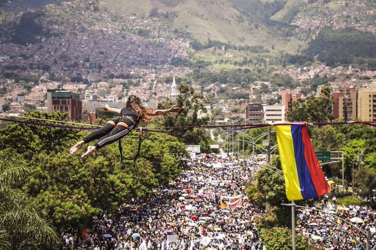 Colombia vivió otra jornada de violentos enfrentamientos. 