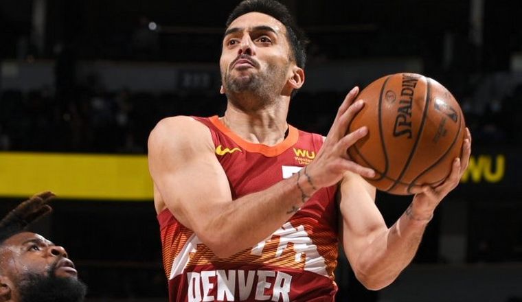 Campazzo figura en la victoria de Denver.