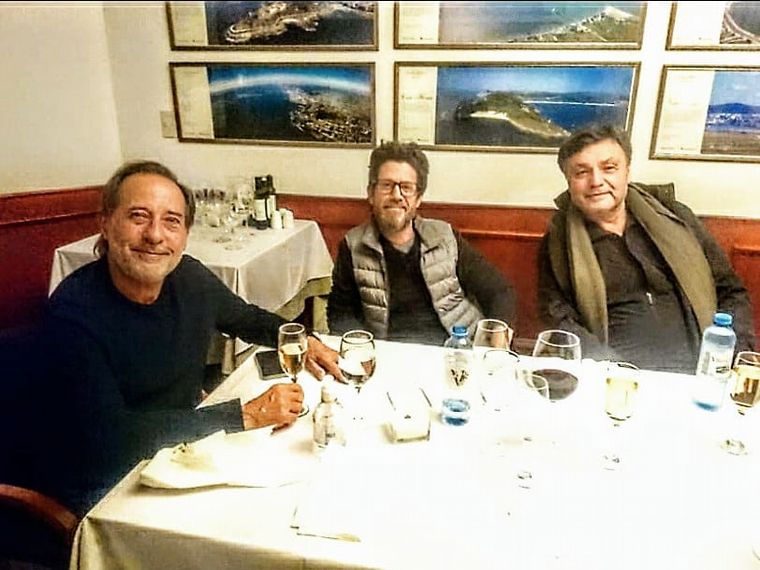 Francella y el equipo de “Granizo” cenaron en El Celta (Foto: El Celta)