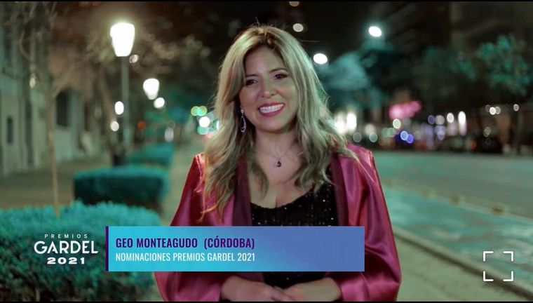 Geo participó de la presentación de los nominados de los Premios Gardel.