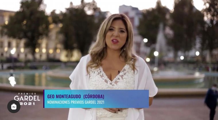 Geo participó de la presentación de los nominados de los Premios Gardel.