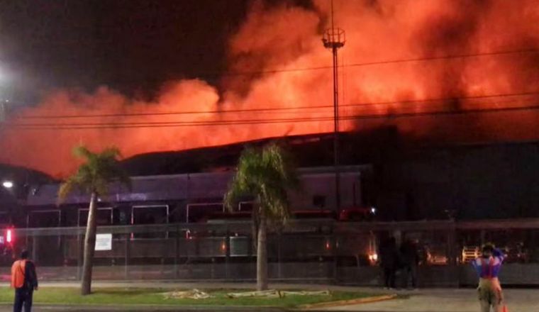 Incendio en San Fernando.