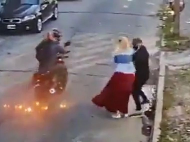 Detuvieron a un inspector de tránsito que era motochorro