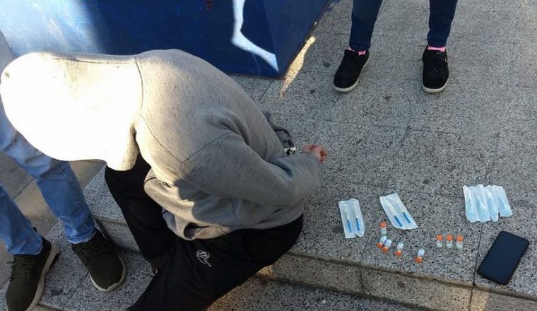 El hombre fue detenido el lunes. 