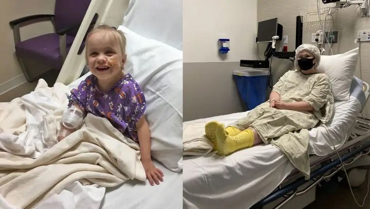 Una niña de 5añosrecibió un riñón de su maestra