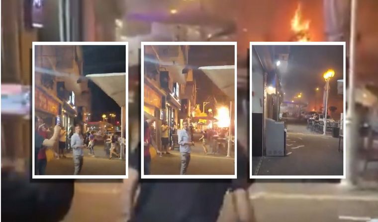 Cae un cohete sobre una zona poblada