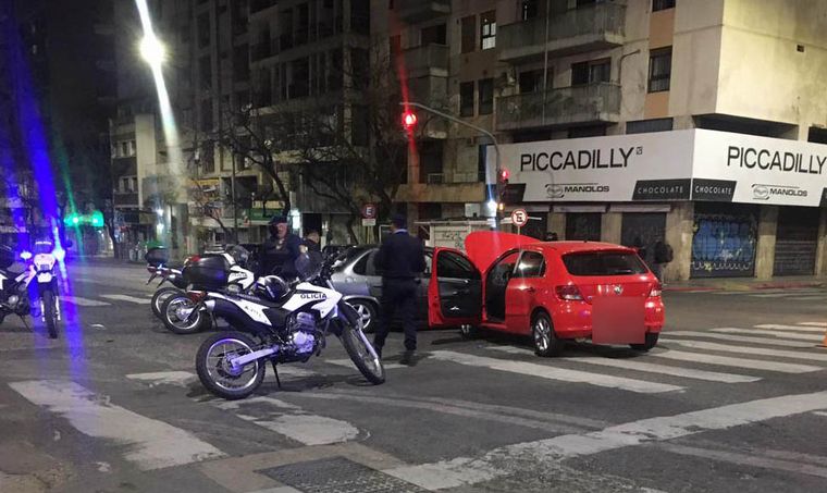 El tránsito se vio afectado en la zona del choque.