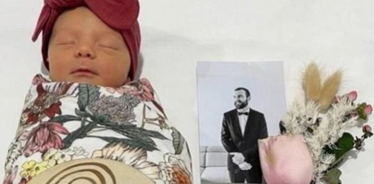 Murió antes de conocer a su hija y le dejó una emotiva carta