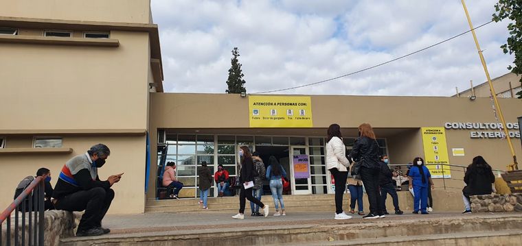 El Hospital Rawson tiene un 95% de camas Covid ocupadas