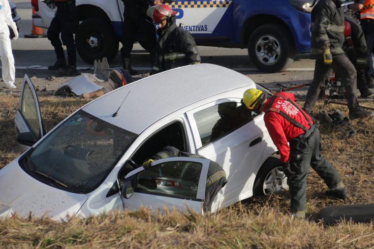 Accidente múltiple en avenida Circunvalación.