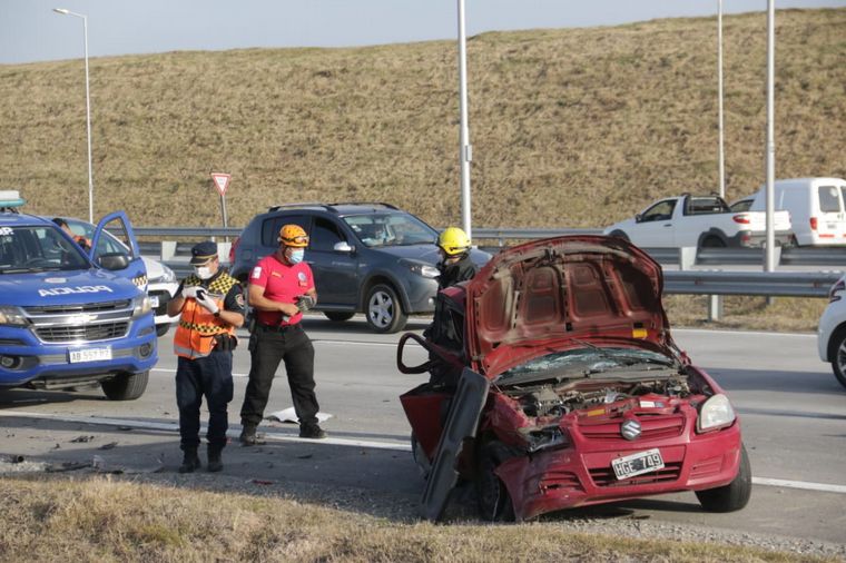 Accidente múltiple en avenida Circunvalación.