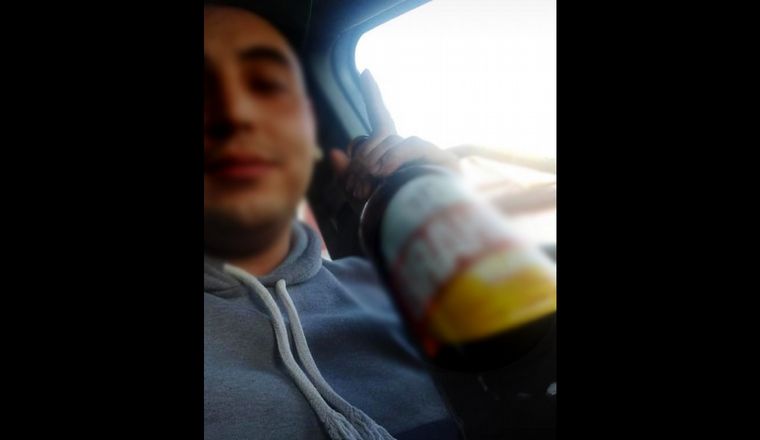 El joven subió el video a sus redes.