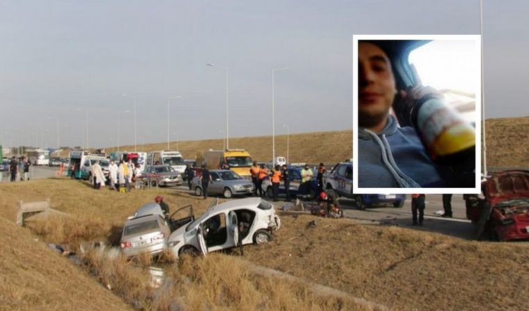 El autor de la tragedia de Circunvalación se filmó bebiendo alcohol.