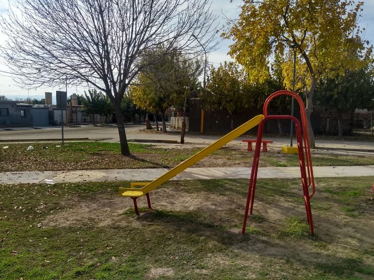 Reinauguran en Caucete una plaza en honor a Rony Vargas