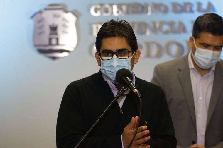 Torres Lima y Cardozo brindaron una conferencia de prensa en el Centro Cívico.