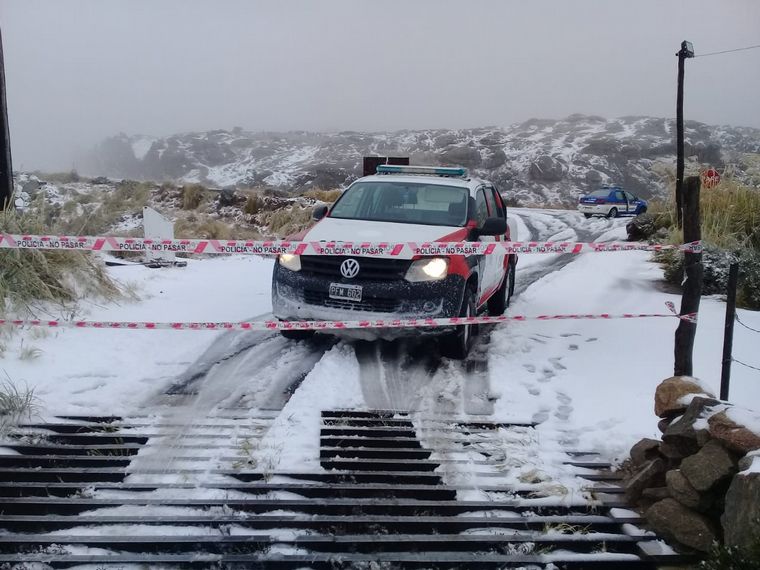 FOTO: Personal de la Municipalidad subió el cordón montañoso para testear.