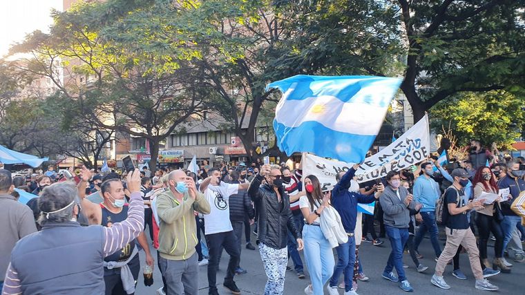 Protestas en Córdoba contra el Gobierno nacional