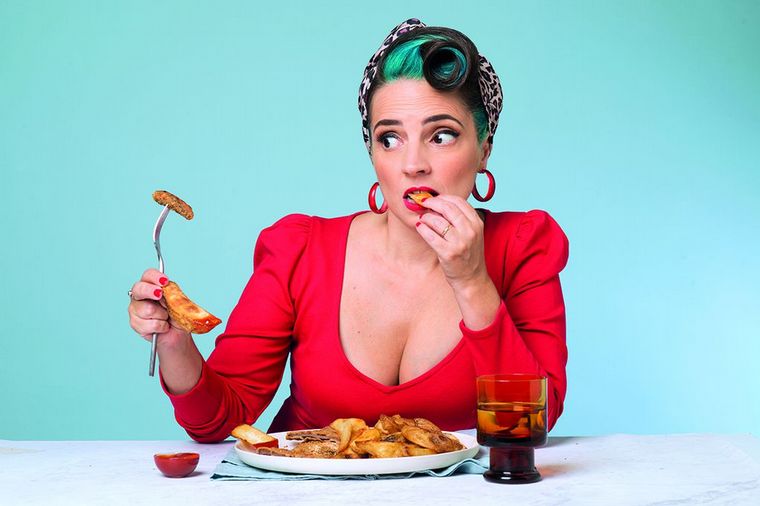 Paulina Cocina fue acusada de racista por una calabaza