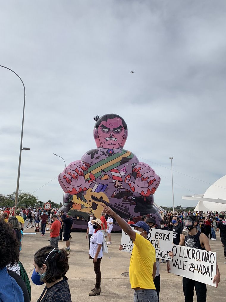 Protestas en todo Brasil contra el gobierno de Bolsonaro