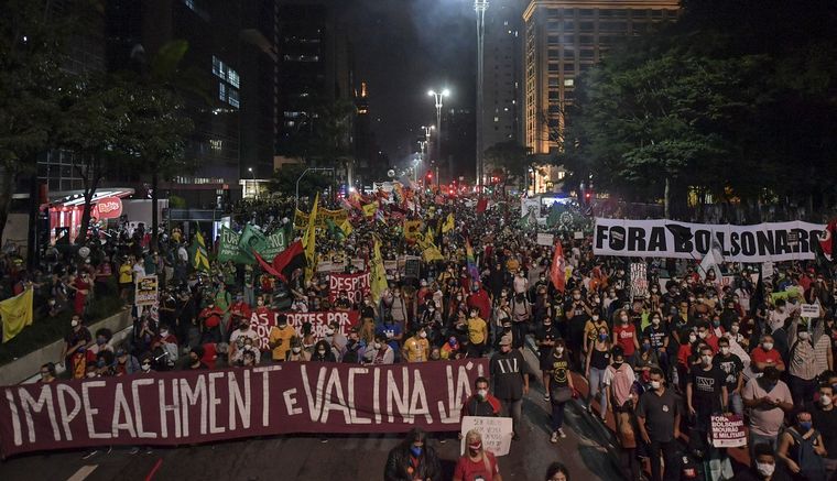 Protestas contra Bolsonaro en Brasil