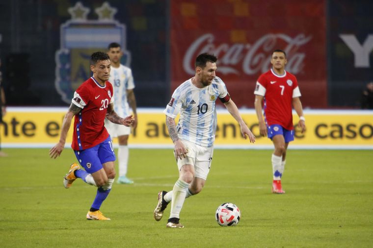 Messi fue el mejor jugador del equipo albiceleste. 