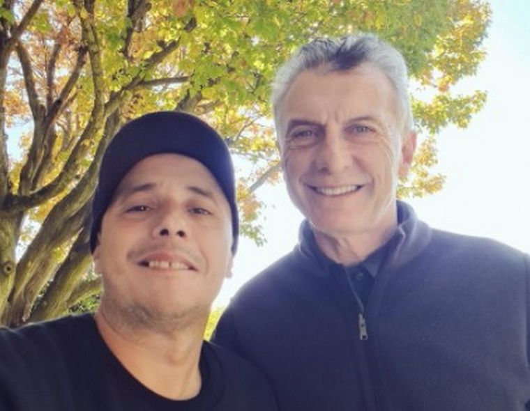 El Dipy almorzó con Mauricio Macri, se sacaron una selfie y pagó él