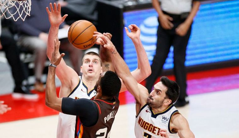 Gran desempeño de Campazzo (Foto: STEPH CHAMBERS - GETTY IMAGES NORTH AMERICA)