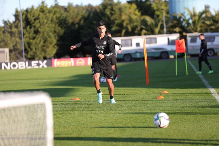 La Selección Argentina se entrenó en Ezeiza