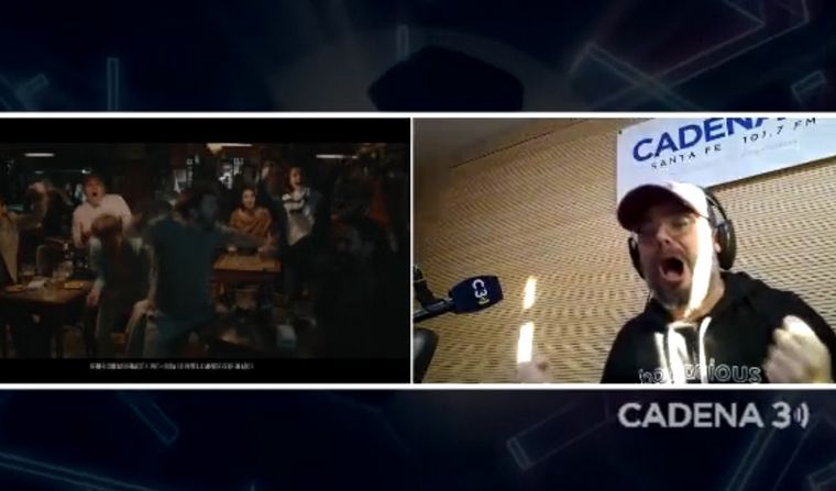 Mati Arrieta reacciona ante la publicidad de Quilmes.