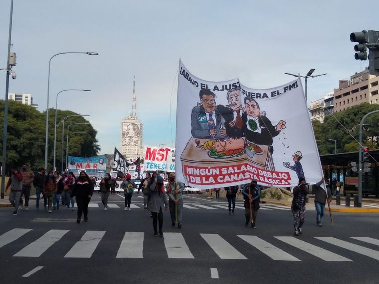 Una nueva jornada tensa en CABA por numerosas protestas