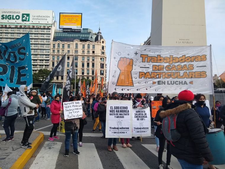 Una nueva jornada tensa en CABA por numerosas protestas