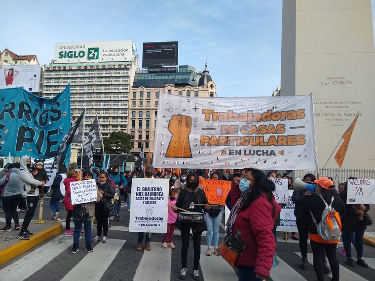 Una nueva jornada tensa en CABA por numerosas protestas