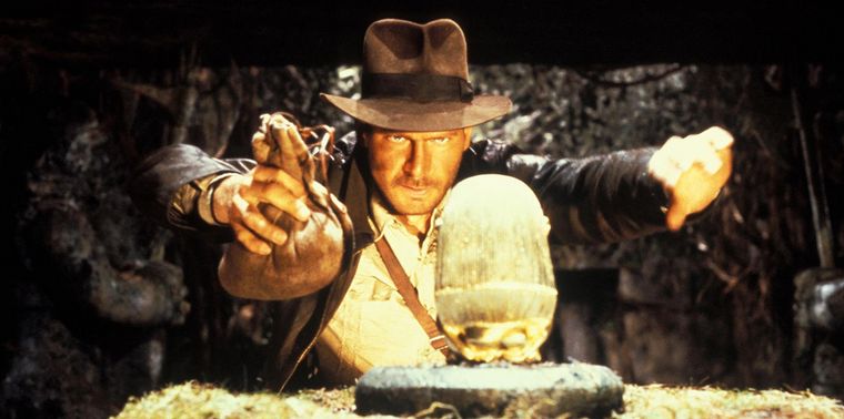 Indiana Jones se gestó gracias a la unión de George Lucas y Steven Spielberg.