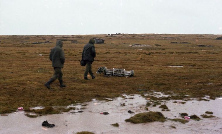 FOTO: Un ex combatiente recibió fotos que había tomado en Malvinas