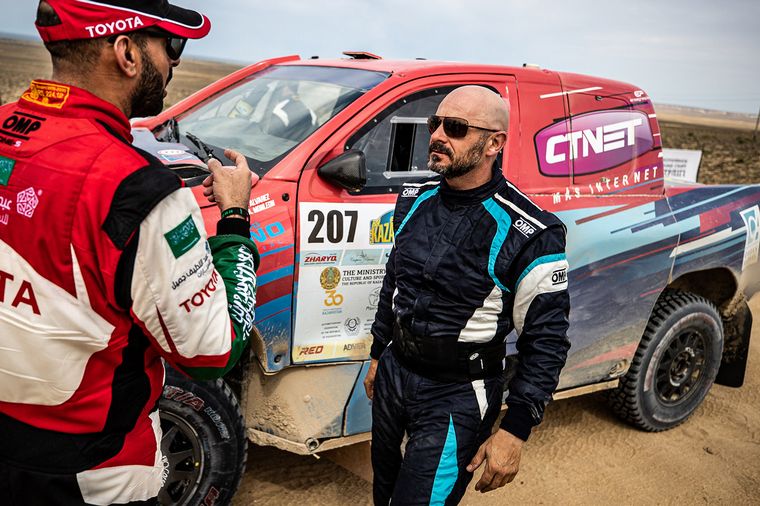 Lucio Alvarez al final del Kazajistán