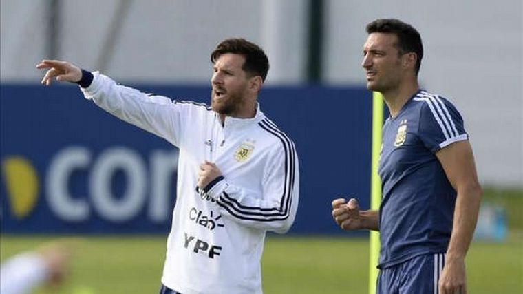 Scaloni, uno de los bancados por Messi.