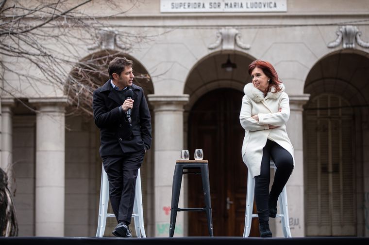 La vicepresidenta participó en un acto en hospital de niños Sor María Ludovica. 