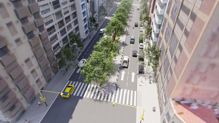 Se extenderá el cantero central del boulevard Chacabuco