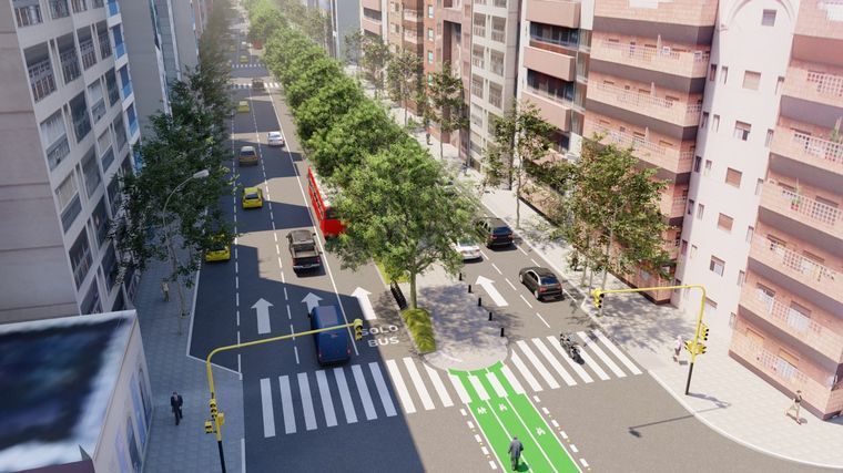 Se extenderá el cantero central del boulevard Chacabuco
