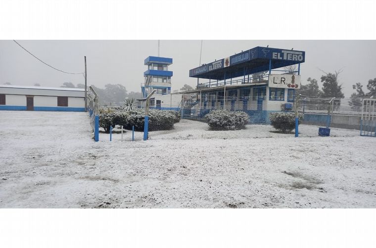 El aspecto del autódromo de Río Cuarto, esta mañana
