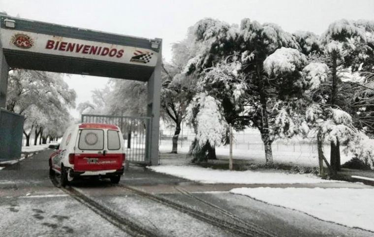 El ingreso del Autódromo 'Oscar Cabalén'